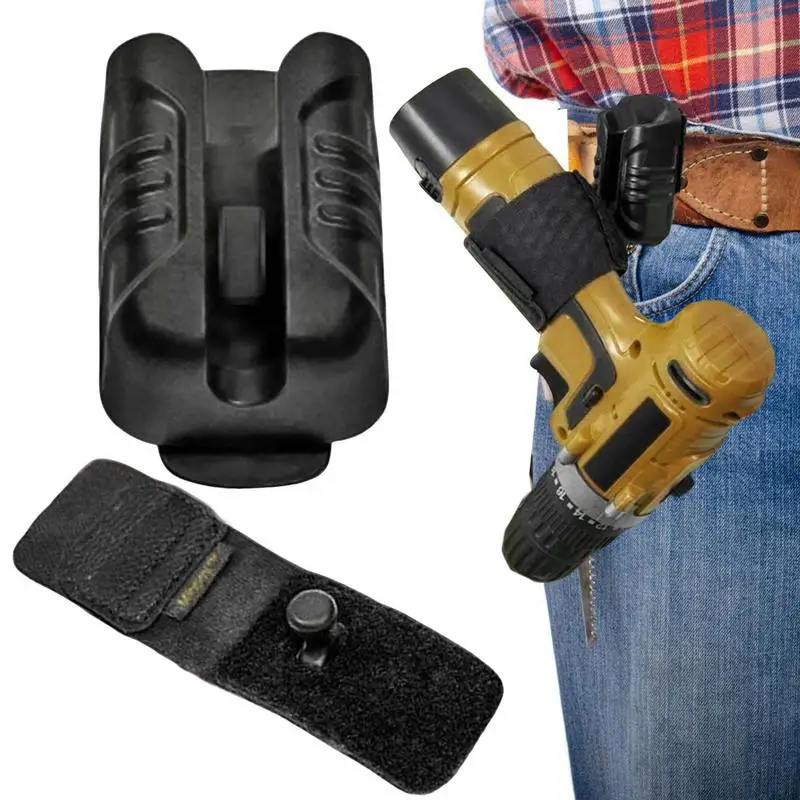 Tool Holster Multi-functional Electric Drill Portable Waist Tool Buckle Wrench Hammer Screw Outdoor Drill Portable Clip
