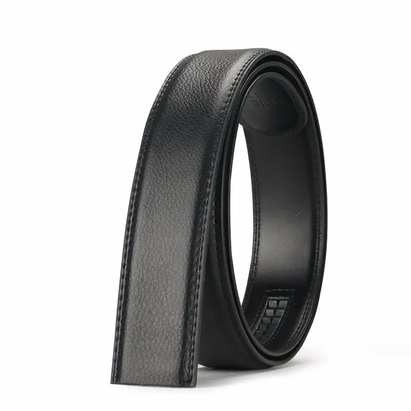 

Cow Leather Belt Men's Luxury Design Business People Fashion Casual Jeans Clothing Accessories Black Automatic Buckle Belt