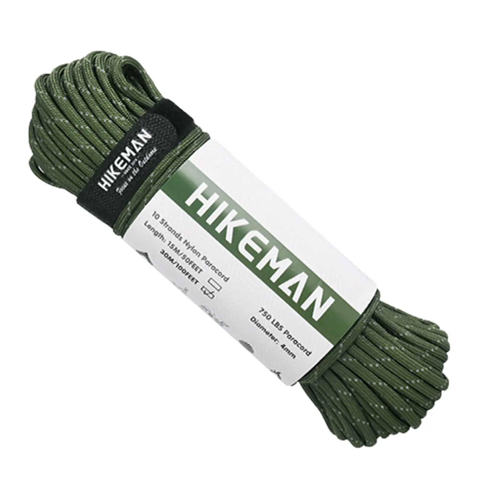 

Tacticals Paracord Reflective Parachute Nylon Cord 415KG 10-Strand Multifunction Survival Parachute Cord For Making Paracord
