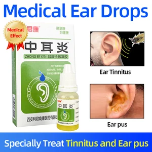 10ml Ear drops Treatment Acute and chronic Middle Ear Inflammation Earwax Remover Relief Earache itc in India