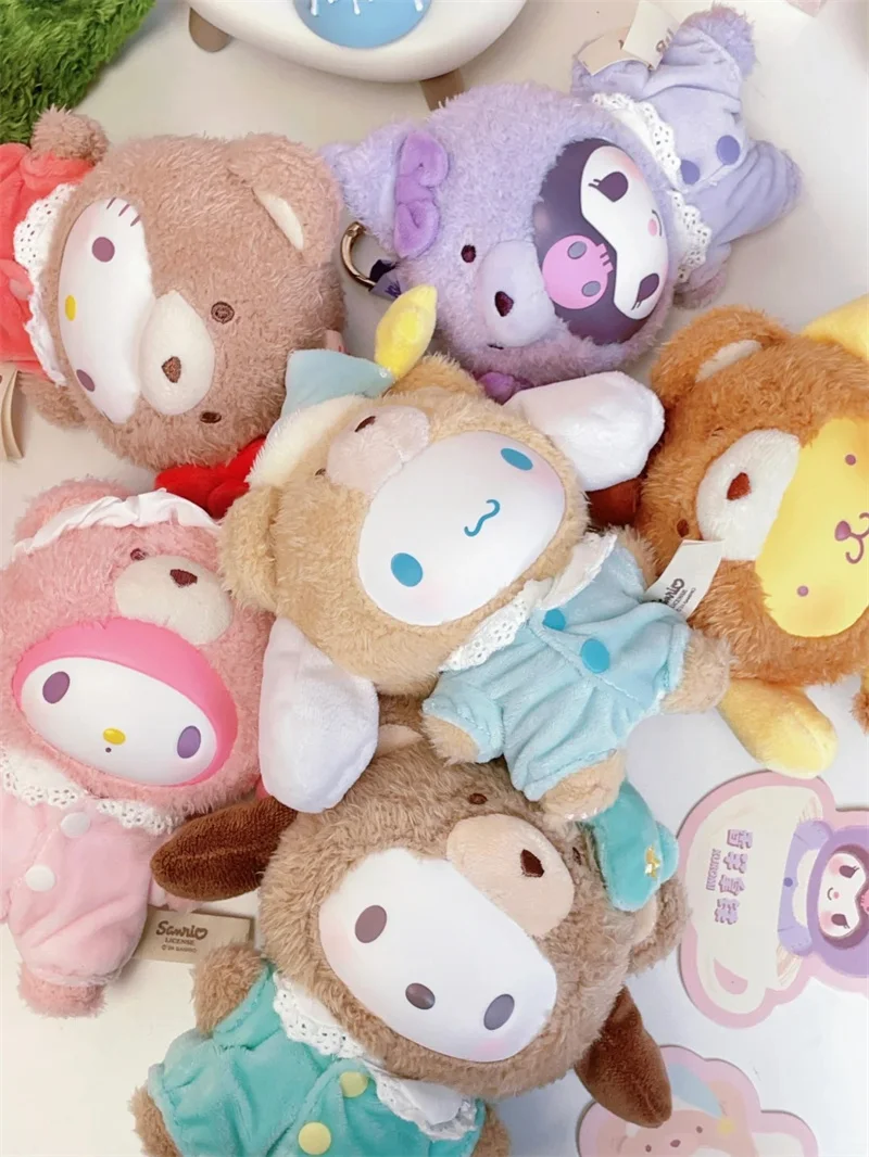 Подлинная виниловая кукла Sanrio Latte Baby Series слепая коробка креативная подвеска