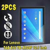 2pcs tempered glass for lenovo tab e10 tb x104f 10 1 9h anti scratch anti fingerprint full film tablet cover screen protector