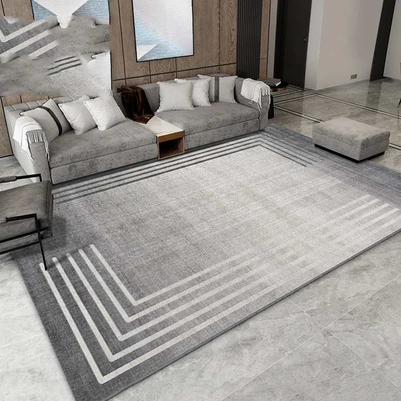 

New High-end Light Luxury Entry Door Absorbent Floor Mat Bedroom Bedside Living Room Coffee Table Large Modern Simple Carpet