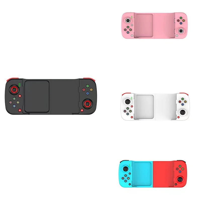 

Bluetooth-Compatible 5.0 Wireless Game Controller Joystick Telescopic Mobile Phone Game Controller Joystick For PUBG Black