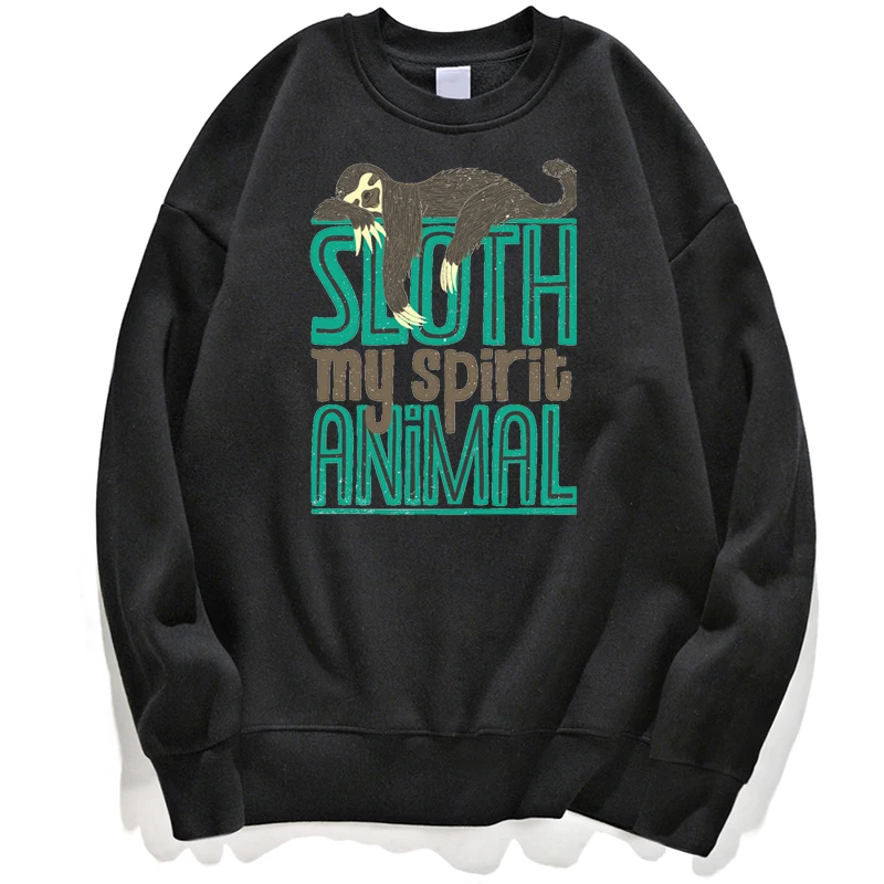 

Худи с длинным рукавом в стиле унисекс Sloth My Spirit