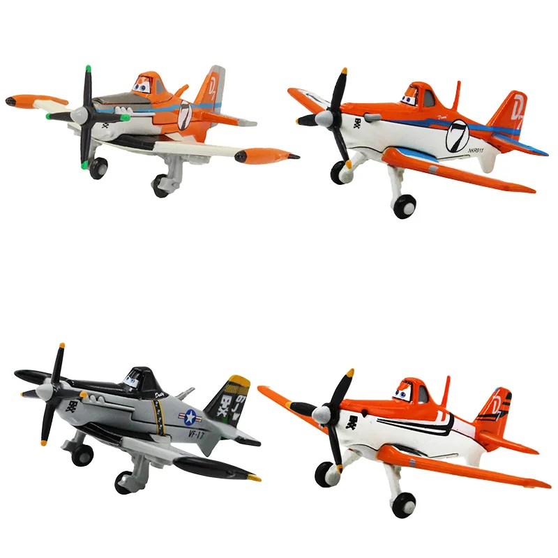 Disney Pixar самолет Дасти Тачки 2 3 король самолёт металлическая литая игрушка