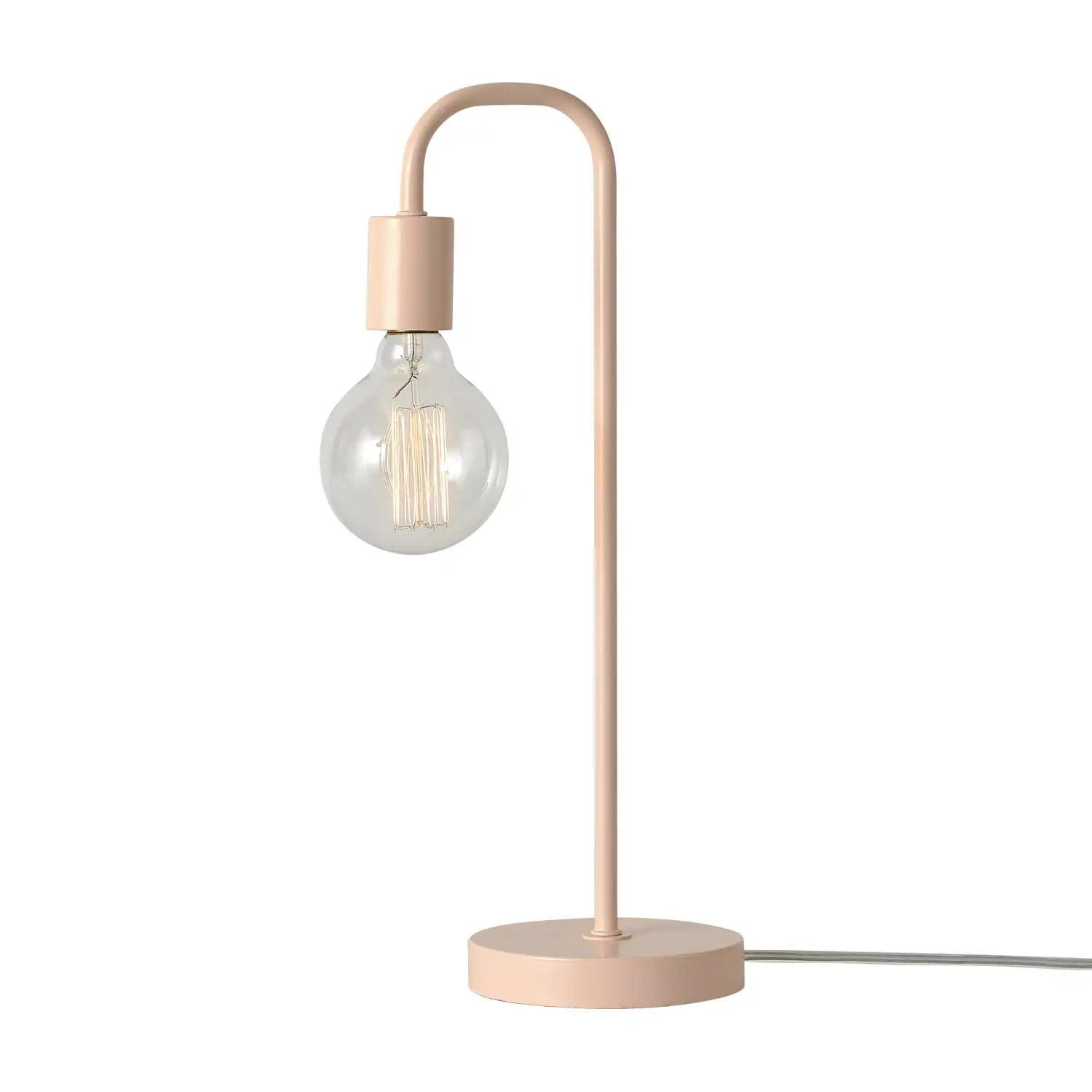

Globe Holden 18" Matte Pale Pink Table Lamp, 65516