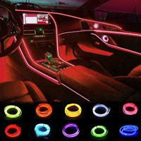 led neon car interior decorative lamps strips 1235m atmosphere lamp cold light auto lighting ambient lights car accessories