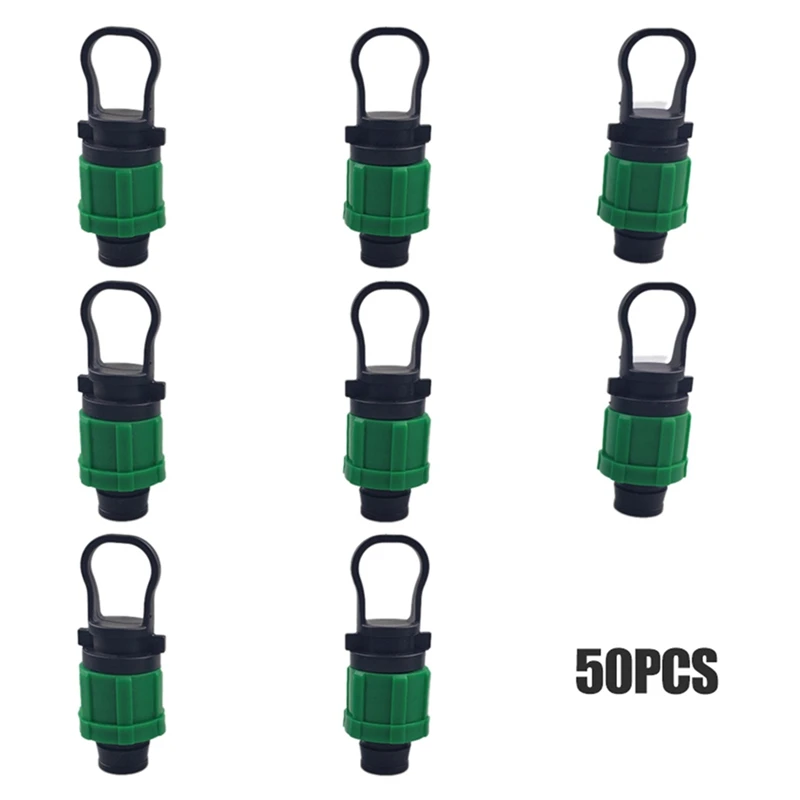 

16 мм Оросительная труба, заглушка, крышка, фитинг для капельного орошения, зеленая заглушка, Dn17, труба для капельного орошения, заглушка, зеленая + черная