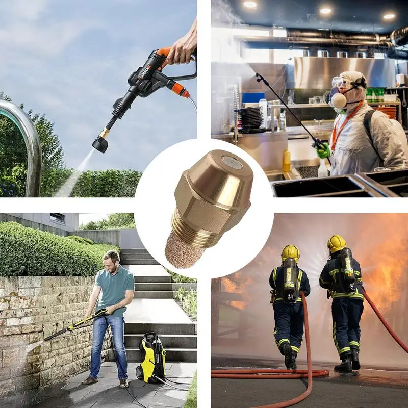 Медная 60-градусная насадка для масляного котла 0 35 GPH твердая масляных котлов и