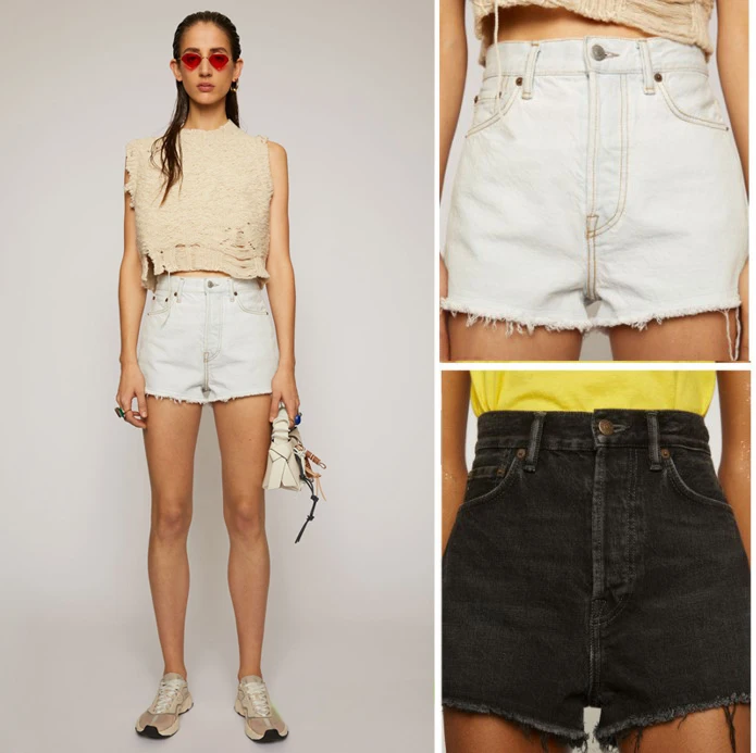 

Acne Studios 2022 Spring New High Waist Denim Shorts Women