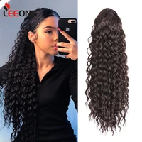 synthetic drawstring ponytail curly frizzy kinkled kinky ponytail comb straight ponytail hair 18 22 inch drawstring curly pony