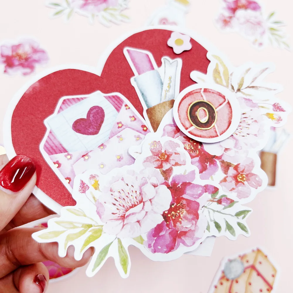 

Creative Path Paper Die Cuts Shapes Embellishments Ephemera 150pcs Pack Foil Craft Scrapbooking Cardmaking Journaling Decoration