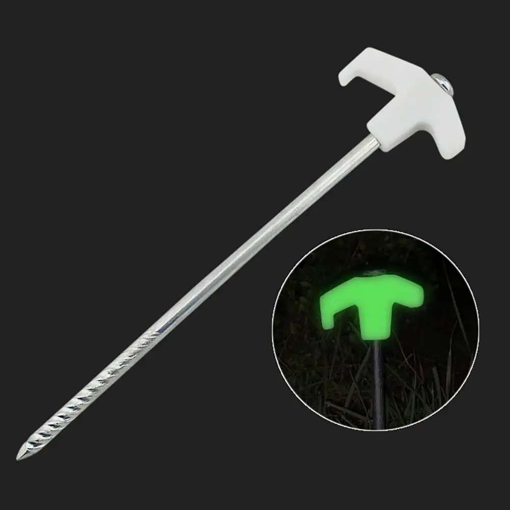 

Колышки для палатки с резьбовым наконечником колышки для палатки для кемпинга ударопрочные колышки для улицы Светящиеся в темноте колышки ...