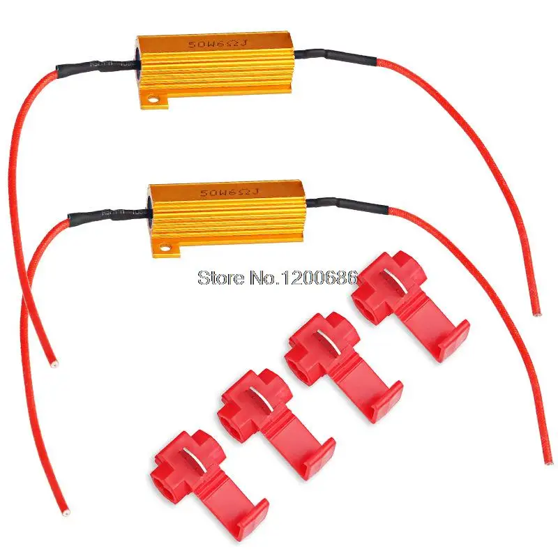 Купи 25W 6.8Ω LED Decoding Resistor H1 H3 H7 H11 9005 9006 Load Resistor Error Canceller Decoder Canbus Free Wiring Canceller за 186 рублей в магазине AliExpress