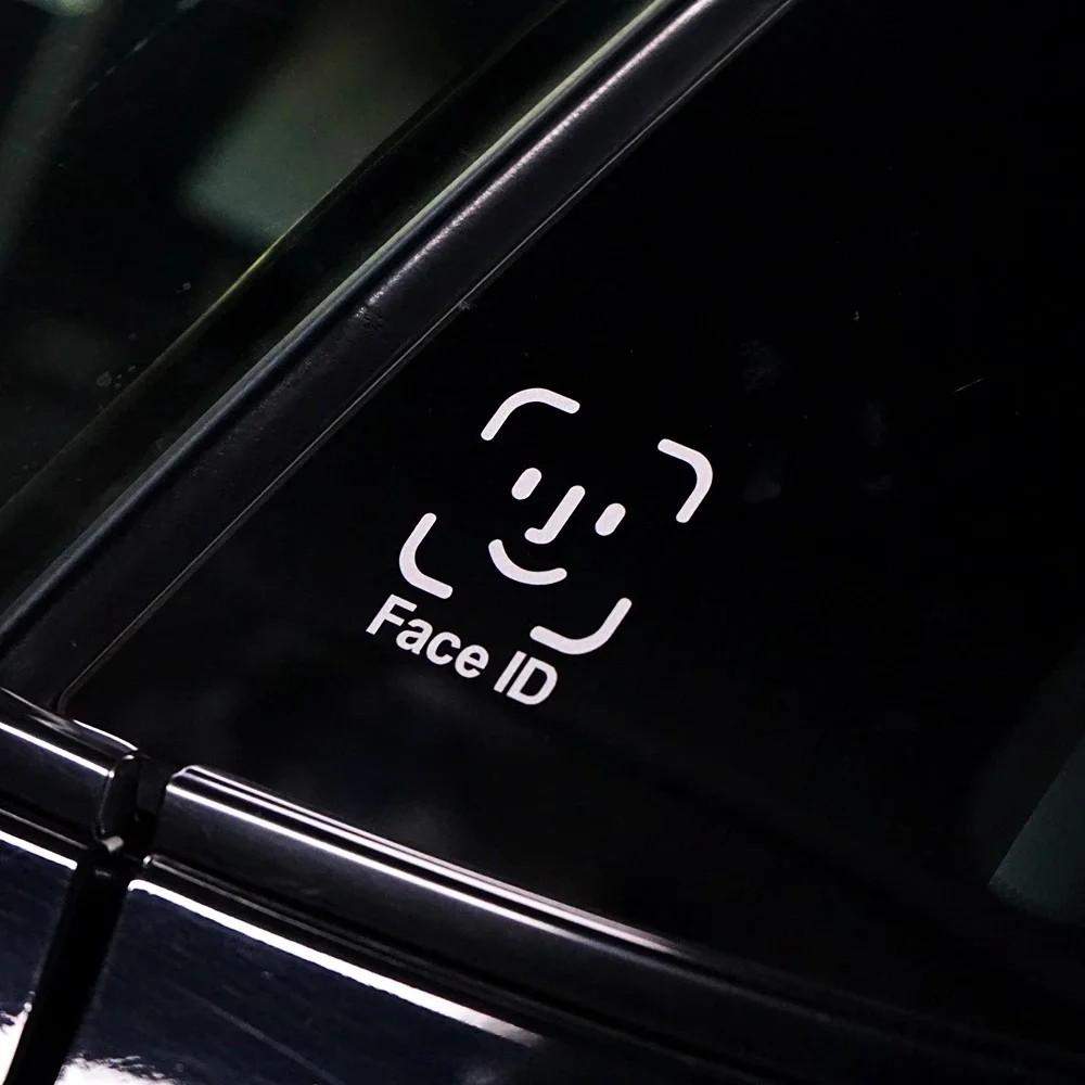 Универсальная наклейка на автомобиль с эффектом Face ID, водонепроницаемая виниловая наклейка на окно, крышку топливного бака, бампер, багажник, внешние детали автомобиля, 1 шт. (art.: 3920dadda5926) - 3920dadda5926