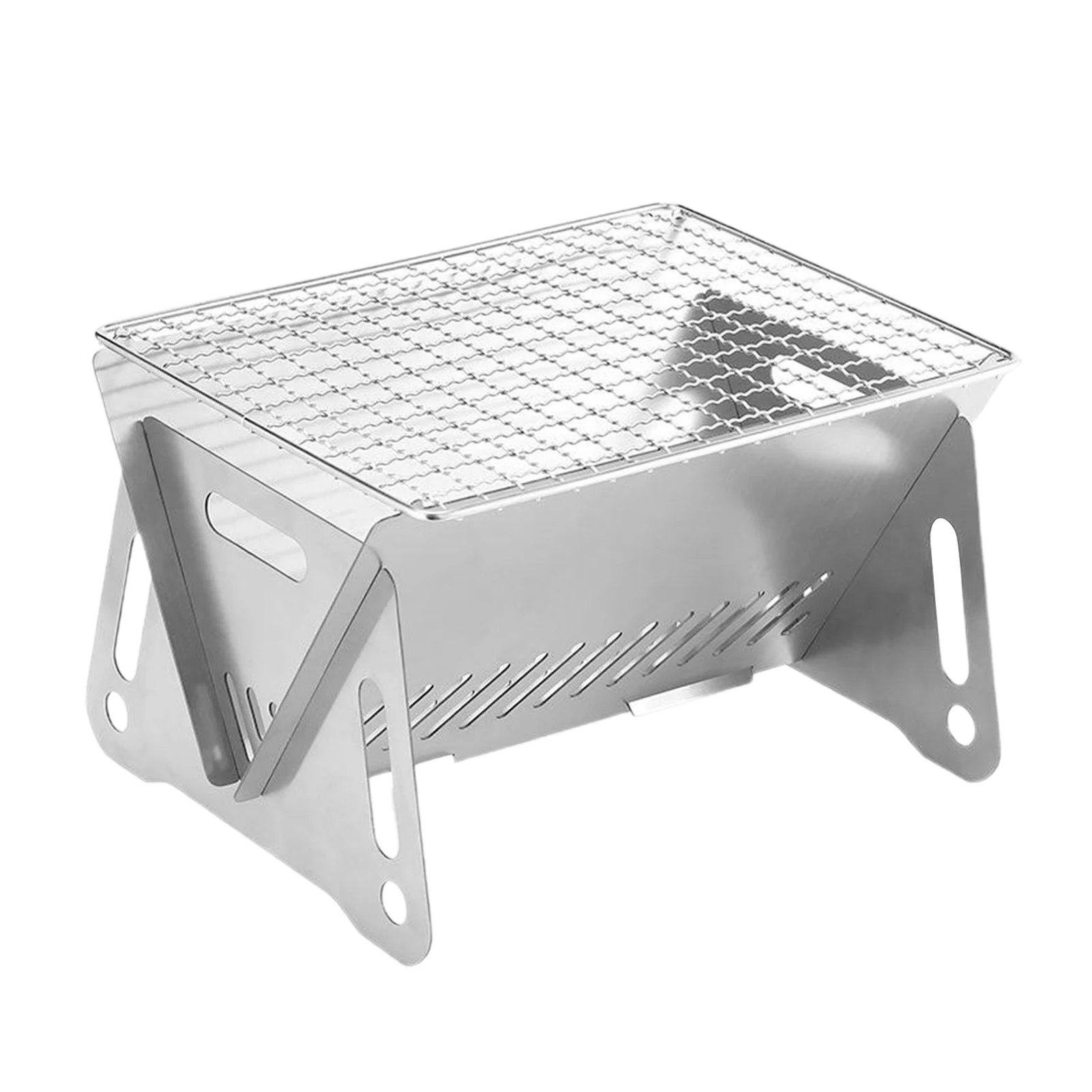 

Складная сетка для барбекю, гриль из нержавеющей стали на древесном угле, аксессуары для барбекю, для кухни и бара