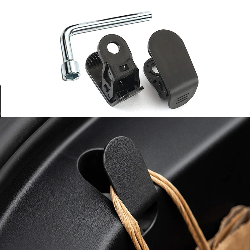 

Frunk Hooks For Tesla Model 3 Grocery Hook Front Trunk Bag Hooks Organizer Concealed Front Screw Cover Fastener Clip