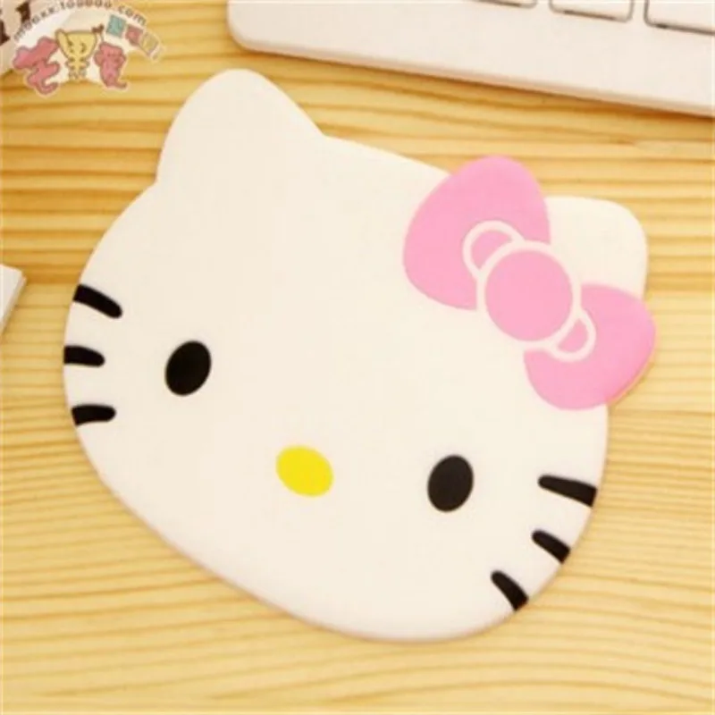 

Подставка для чашки Hello Kitty, силиконовая подставка для чашки, нескользящая изоляционная подставка, коврик для чашки, держатель для горячих напитков, подставка для кружки, Kawaii, аксессуары для домашней кухни