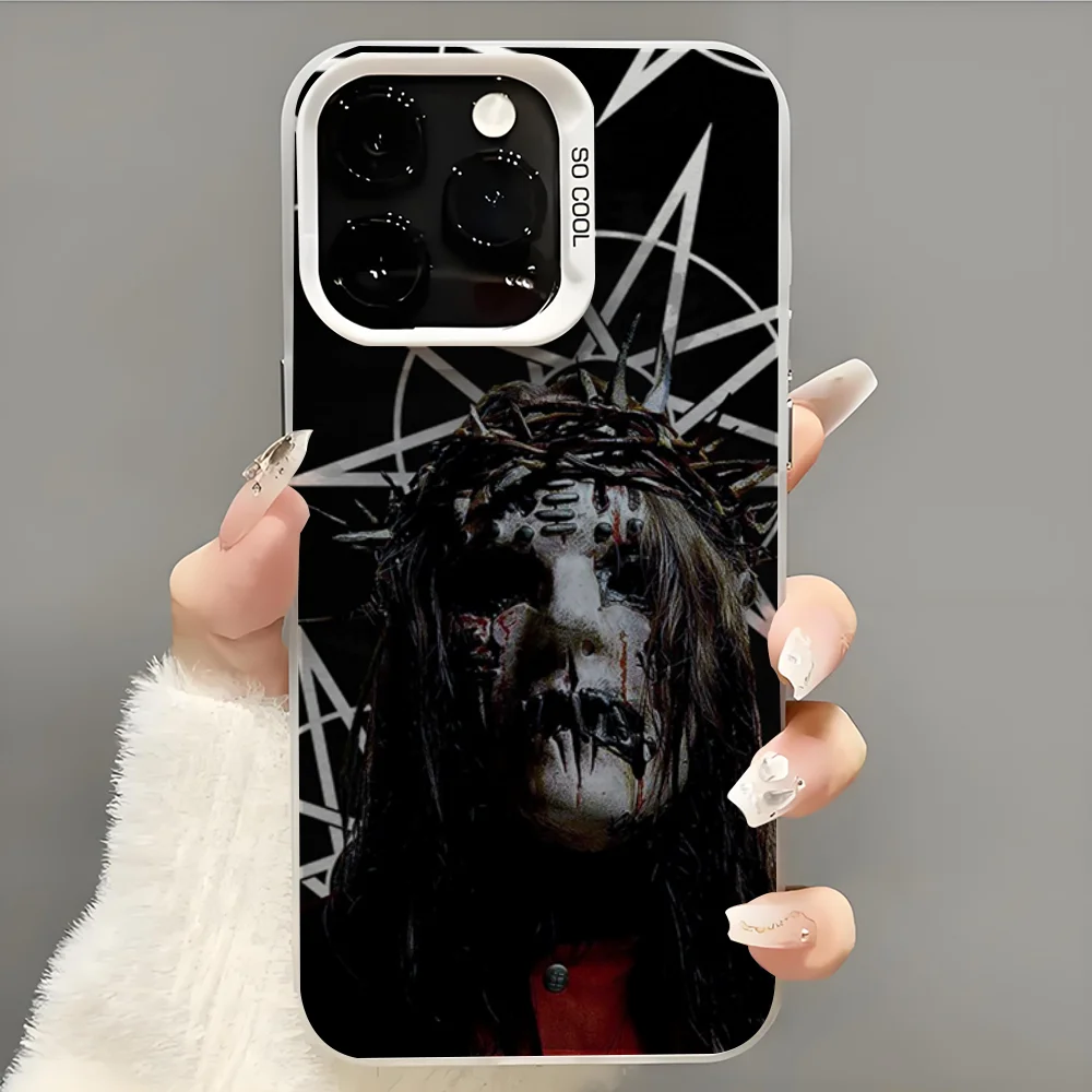 Психологический чехол для телефона Band S-SlipknotS iPhone 14 16 15 11 12 13 Pro Max Mini Plus