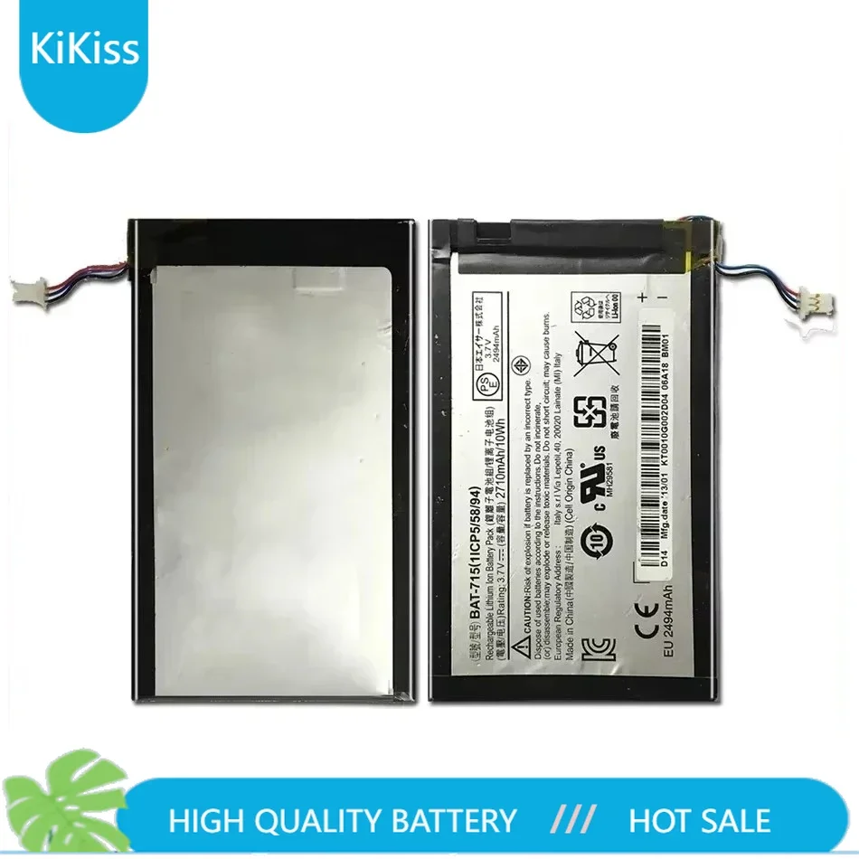Аккумулятор для планшета Acer Iconia Tab B1 B1-A71 B1-710 2710 мАч BAT-715 (версия 3 кабеля) с