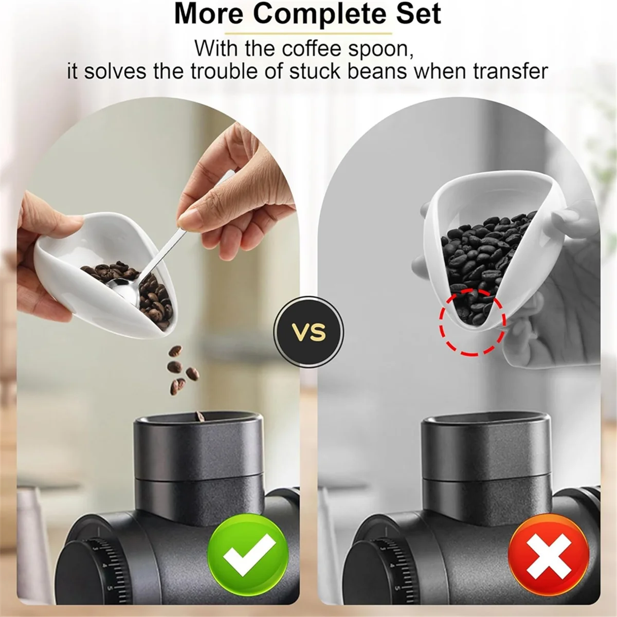 Зернистость кофейных зерен и RDT бутылка-распылитель ложка набор из 3 предметов