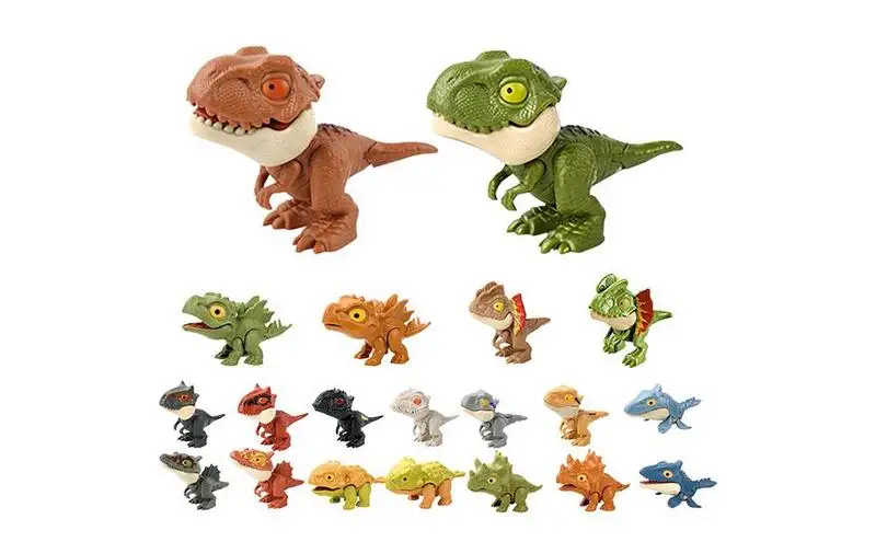 

Dinosaur Finger Puppets Biting Dino Head Figures Toys Set Finger Biting Tyrannosaurus Rex Dinosaur Toy For Kids Children Over 3