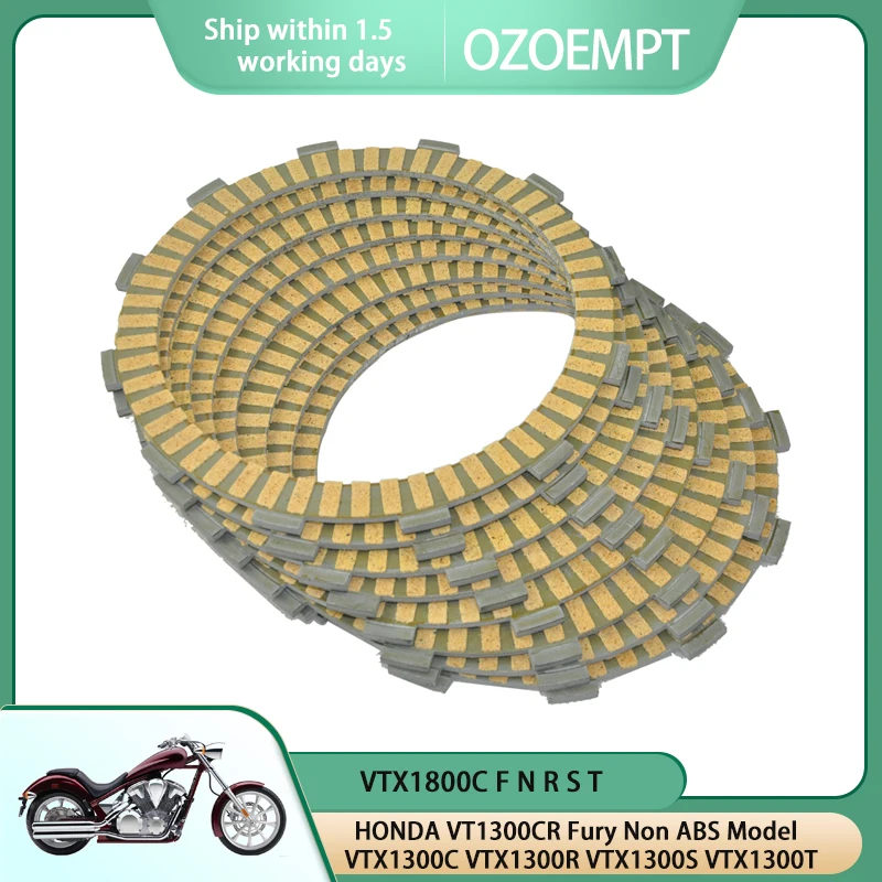 Памперсная пластина сцепления OZOEMPT для HONDA VT1300CR Fury Non ABS модели VTX1300C VTX1300R VTX1300S VTX1300T VTX1800C F N R S T