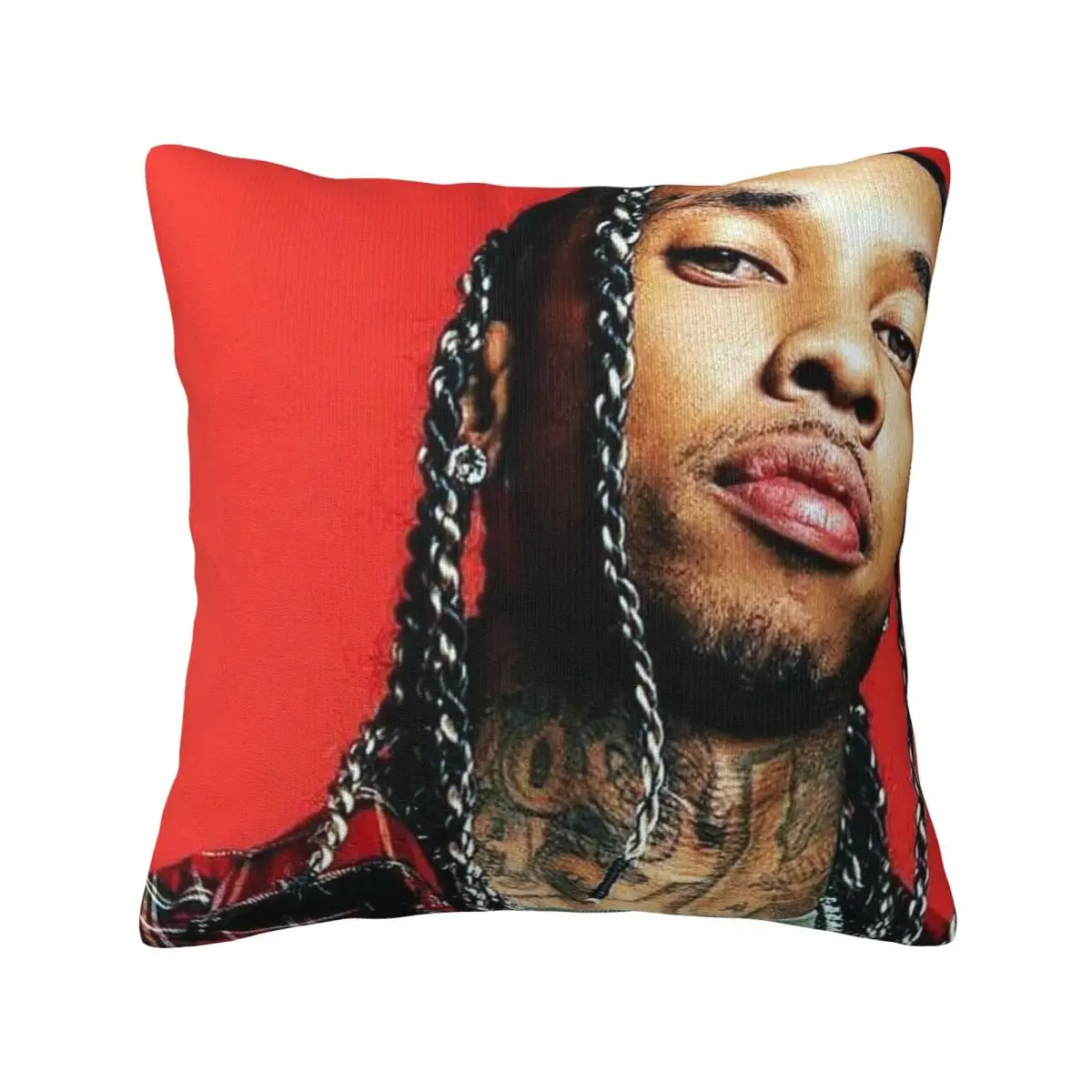 

Tyga In Red Rap Hip Pop Чехол-Подушка, забавный музыкальный крутой универсальный чехол для спальни на молнии, весенний чехол