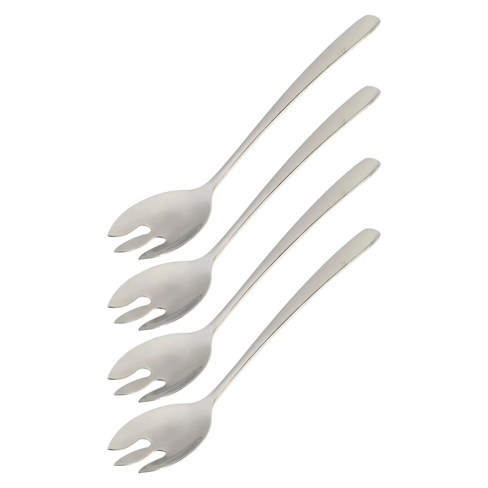

4 шт. столовые приборы для салата из нержавеющей стали изысканные Десертные Вилки столовые вилки