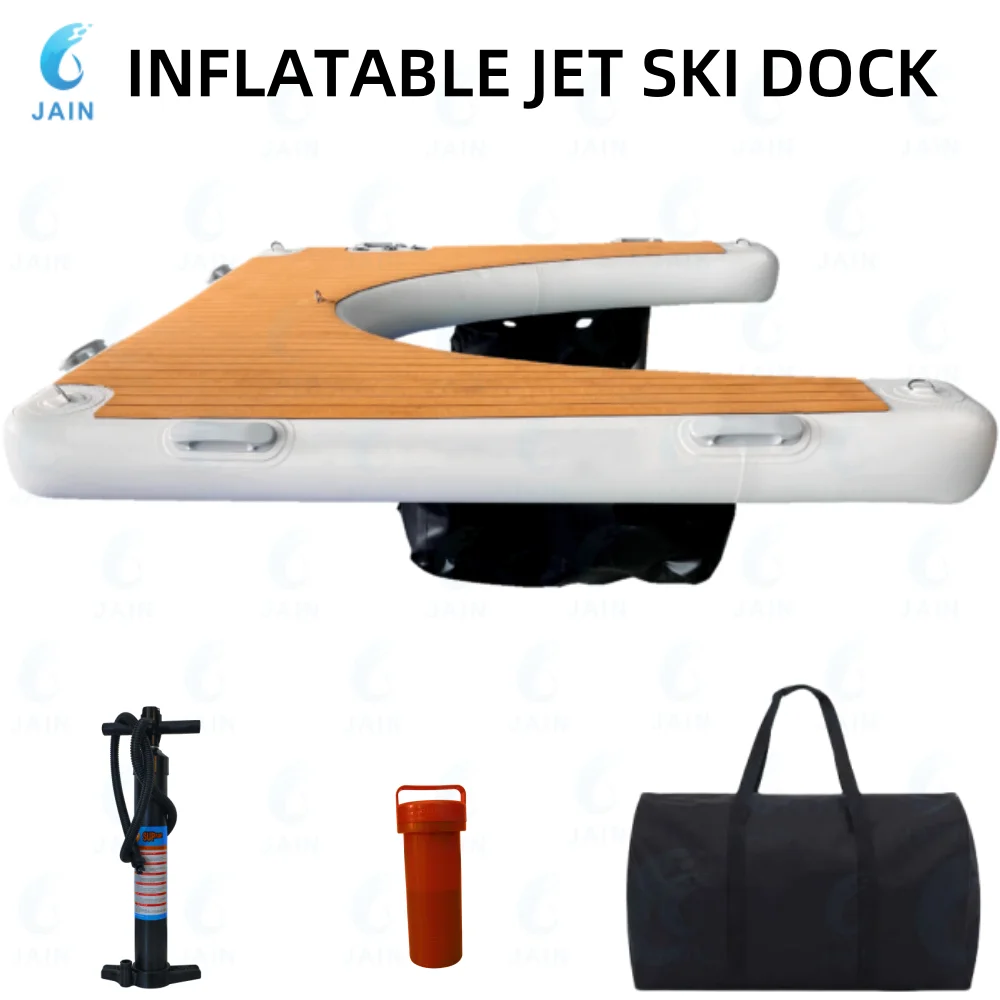 Надувная док-станция для понтонной лодки из ПВХ плавающая гидроциклов платформа