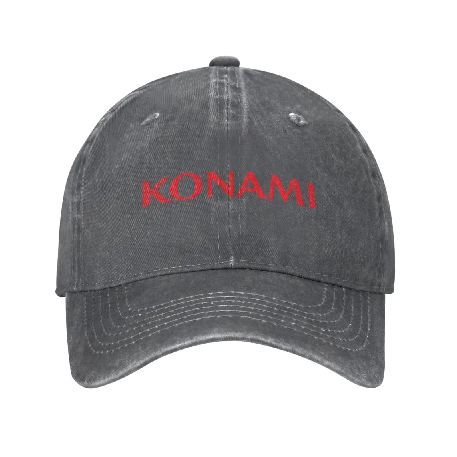 

Повседневная джинсовая бейсболка Konami с принтом логотипа