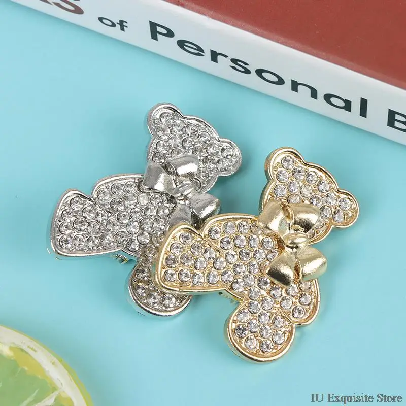 

1 Pc Flowers New Pearl Rhinestone Bear Brooch For Women Baroque Trendy Elegant Circle Brooch Pins Party Wedding Gifts