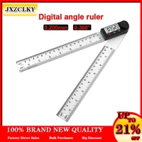 digital protractor angle ruler 200mm 8inch angle finder meter plastic 360%c2%b0 protractor inclinometer electron measuring tool