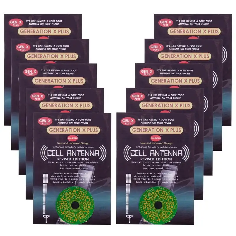 

10 шт. усилитель сигнала смартфона портативный профессиональный самоклеящийся съемный дорожный усилитель сигнала наклейки