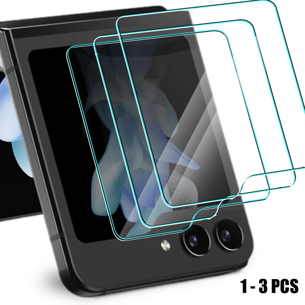 

1-3 шт. Защитная пленка для экрана Samsung Z Flip 5 9H закаленное стекло для Samsung Galaxy Z Flip 5 Z Flip5 внешняя маленькая пленка для экрана