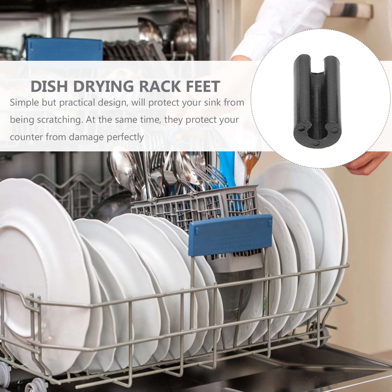 Стеллаж для раковины проволочная сетка резиновые защитные зажимы защиты полки