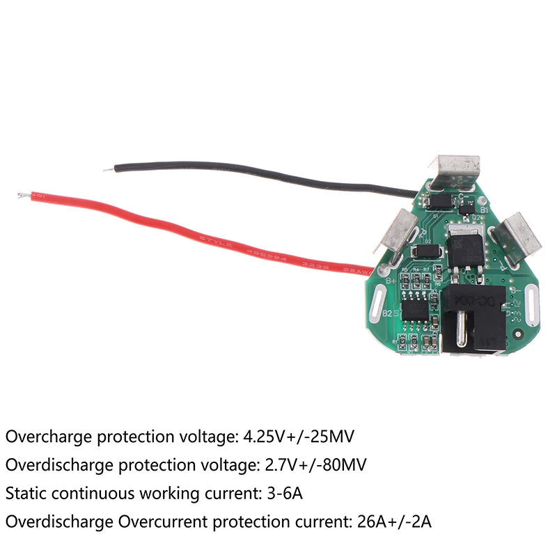 

18650 Power Bank Balancer Battery Equalizer Board For Electric Drill 3-string 12.6V 6A Li-ion Lithium Battery Protection Board