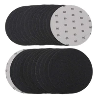 6 inch hook and loop sanding disc 80 grit polishing sandpaper 25 pcs wet dry sandpaper for automotive and woodworking