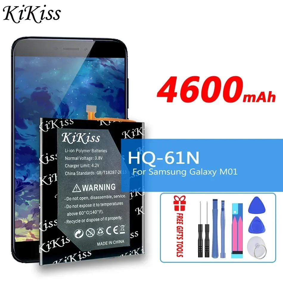 KiKiss 4600 мАч HQ-61N HQ61N Аккумулятор для Samsung Galaxy Battery M01 M 01 Sm-m015f большой емкости + трек NO