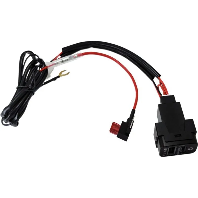 Фото Двойное USB-устройство для быстрой зарядки Type-C PD + QC3.0 для Outlander Lancer EX Pajero Sport ASX V73 V93 V97 №1