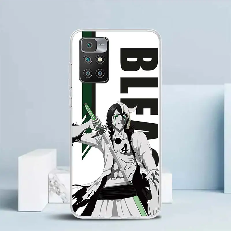 Аниме отбеливатель Ichigo Kenpachi мягкий чехол для Redmi 12 12C 10 10A 10C 9 9A 9C 9T с рисунком