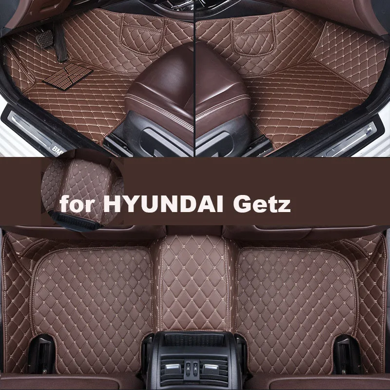 

Autohome Car Floor Mats For HYUNDAI Getz 2002-2009 Year Upgraded Version Foot Coche Accessories Carpets
