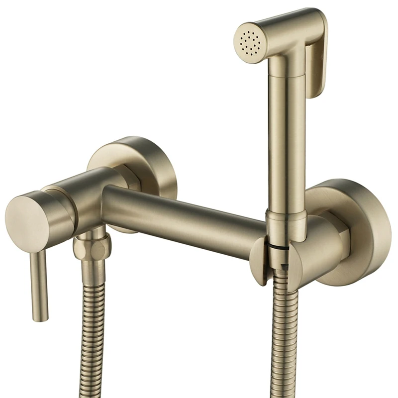 

HOT SALE Bidets Brass Bathroom Shower Tap Bidet Toilet Sprayer Toilet Washer Mixer Muslim Shower Toilet Faucet