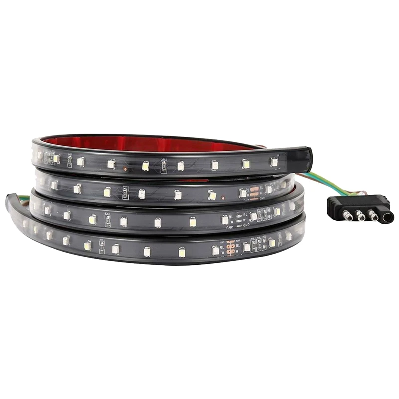 

60-дюймовая Светодиодная лента для задней двери грузовика с сигналом поворота заднего тормоза для пикапа Jeep Dodge Chevy Ford