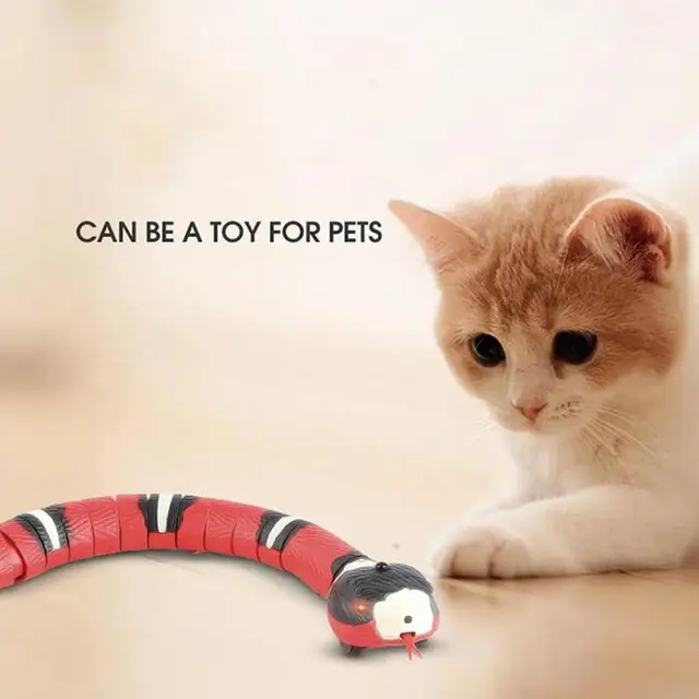 Automatic Cat Toys Eletronic Snake Interactive Toys Smart Sensing Snake Tease Toys For Cats Dogs Pet Kitten Toys Pet Accessories 1
