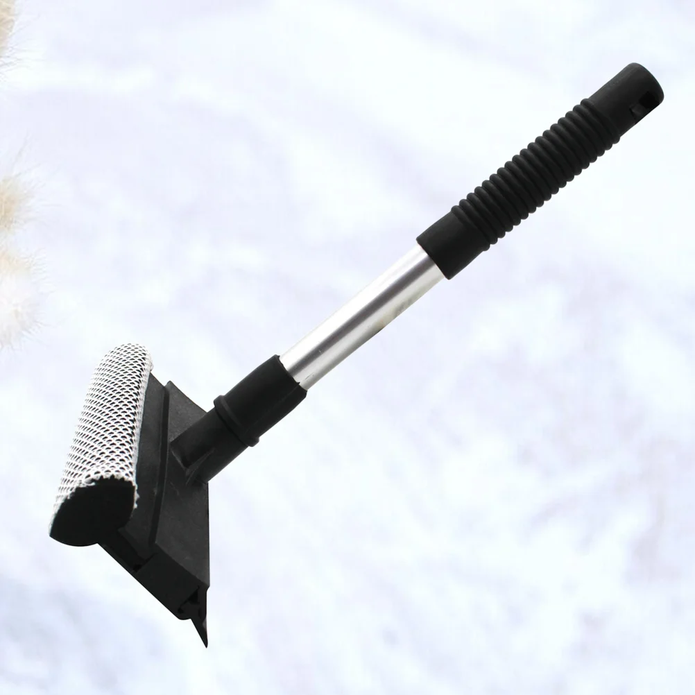 

Double-Sided Glass Brush Cleaner Window Cleaning Wiper Practical Brush Wiper for Home Kitchen (Black)