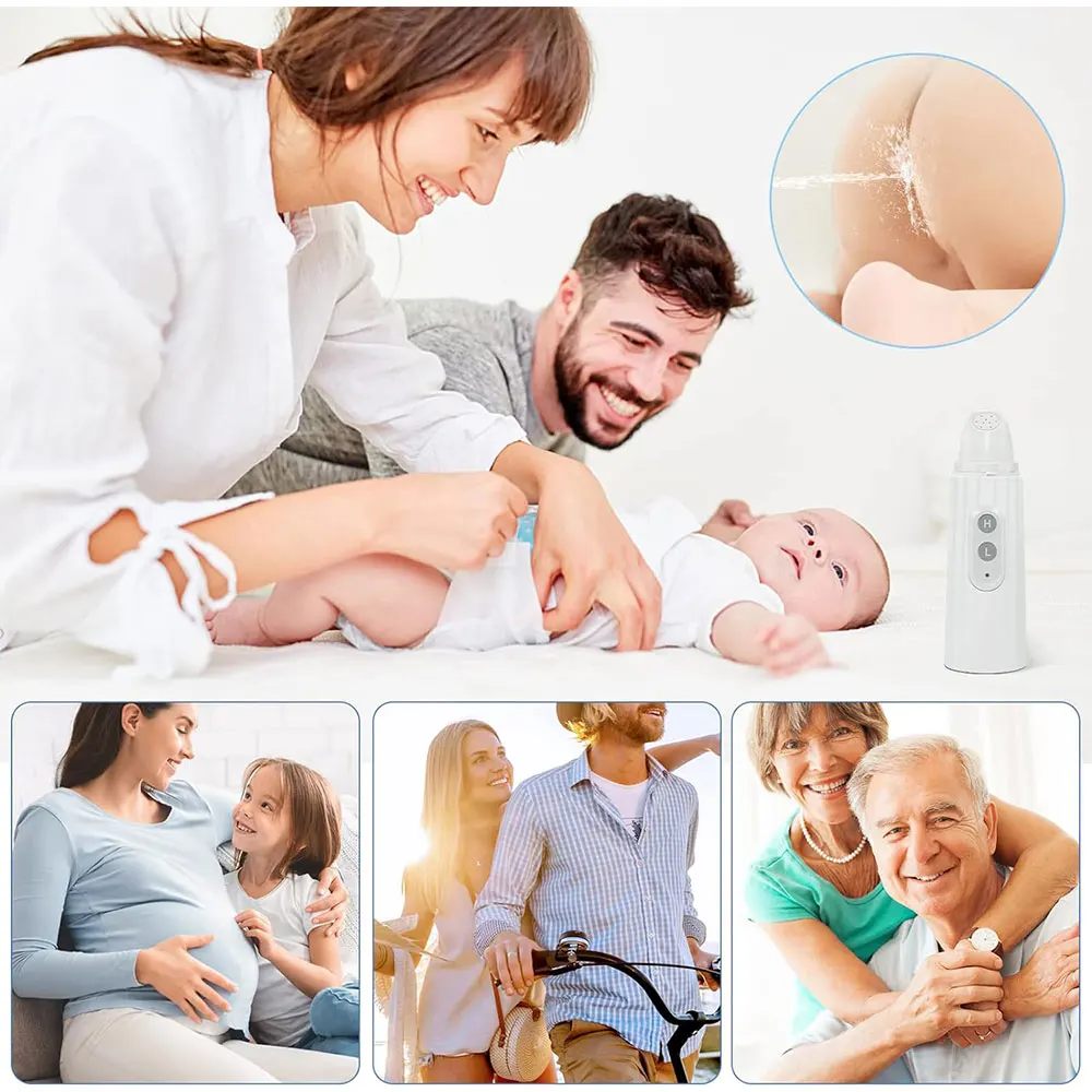 Портативное биде удобный туалетный Электрический туалет с USB-кабелем женское для