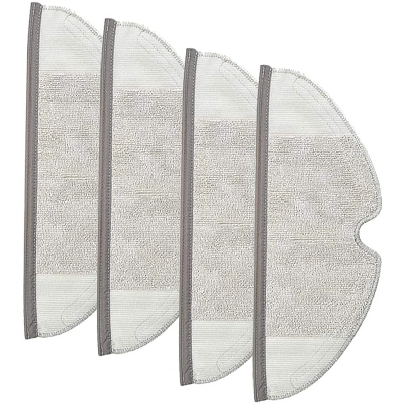 

4 упаковки тканевых накладок для швабры для Roborock E25 S5 E20 E25 C10 S50, Сменный Набор аксессуаров для мытья