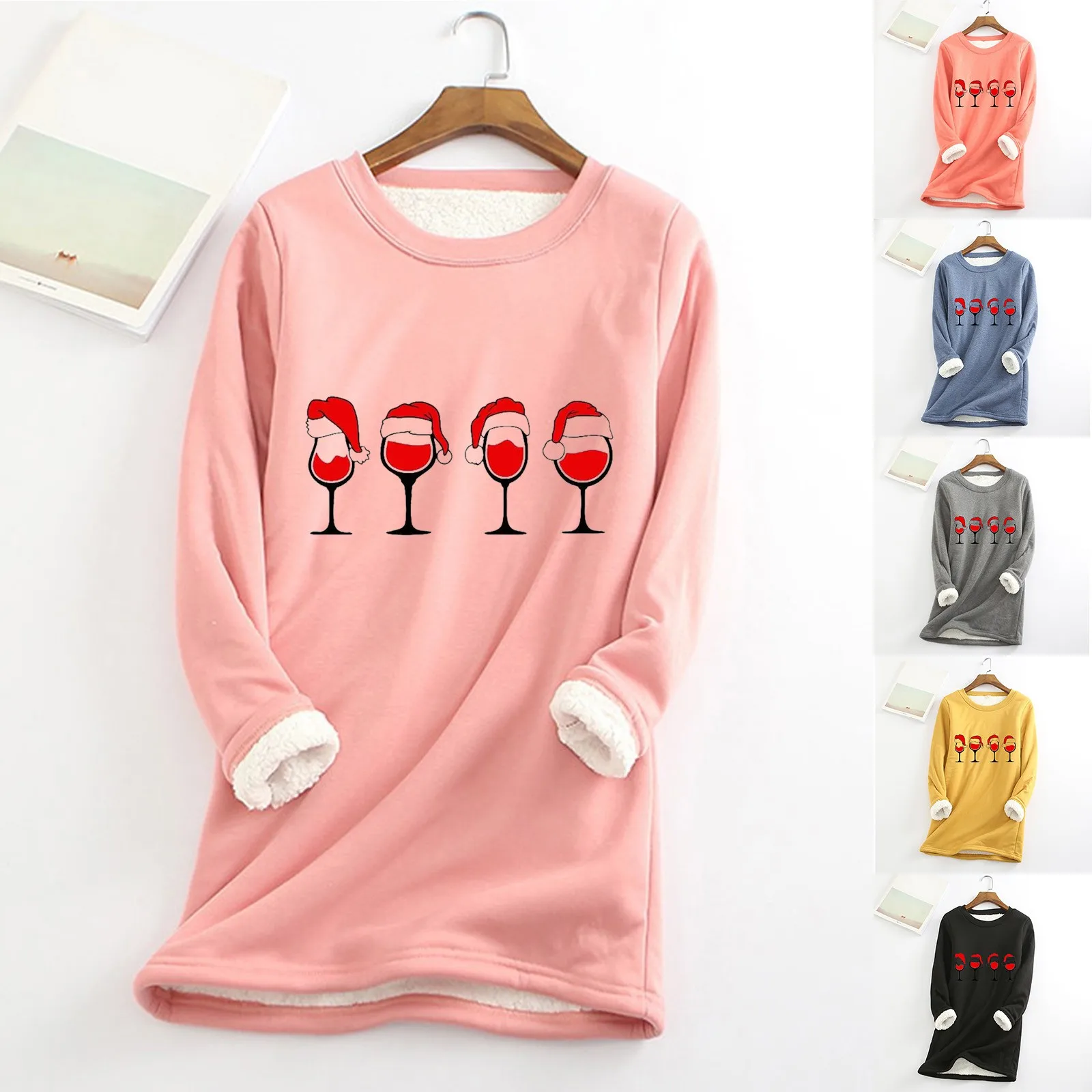 

Женские теплые рубашки, свитшот с флисовой подкладкой, Женский свитшот для холодной погоды, Осенние Топы для женщин